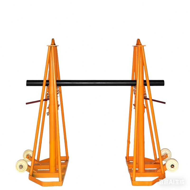Heavy Equipment Jack Stands - Peralatan Pemasangan Kabel Hidrolik dengan Dongkrak