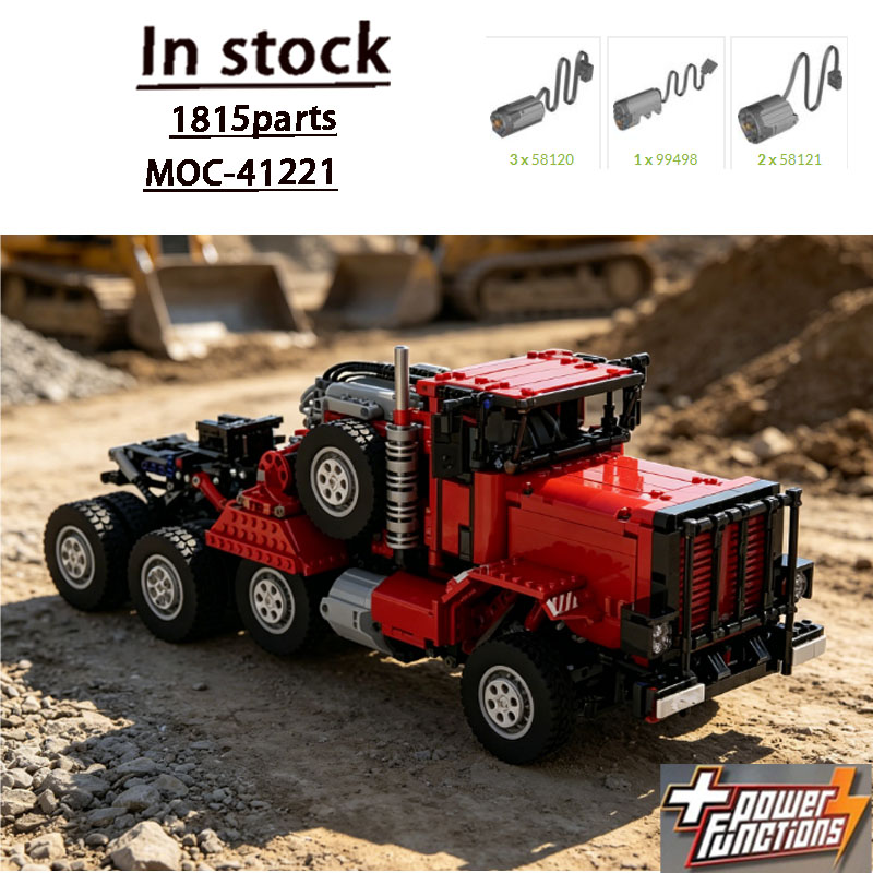 Heavy Equipment Certification - MOC-41221M911Red Edition Truk Pengangkut Alat Berat