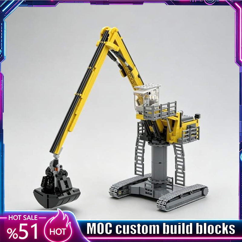 Heavy Equipment Certification - 870PCS Alat Berat Excavator MOC Model
