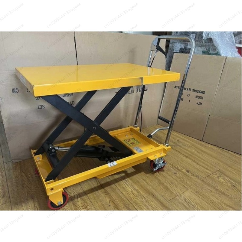 Scissor Lift Table Hydraulic - Meja Angkat Hidrolik Manual Mobile 500KG