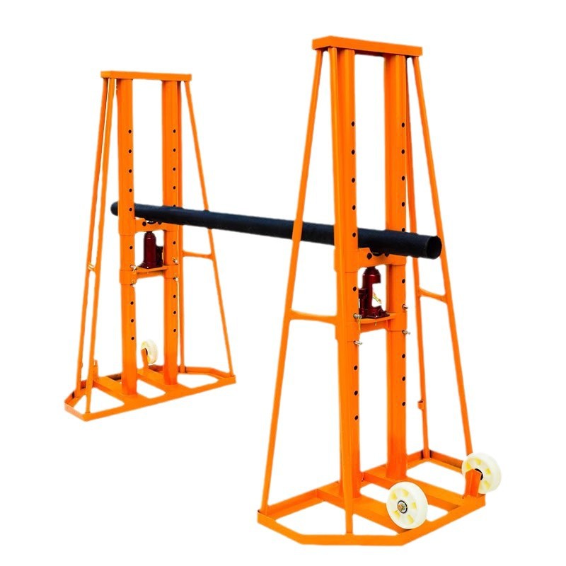 Heavy Equipment Jack Stands - Peralatan Pengangkat Beban Berat Hidrolik, Penyangga