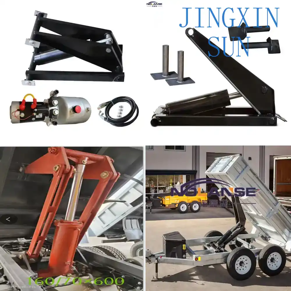 Heavy Equipment Mining - Sistem Pengangkat Hidrolik Trailer Tipper 8