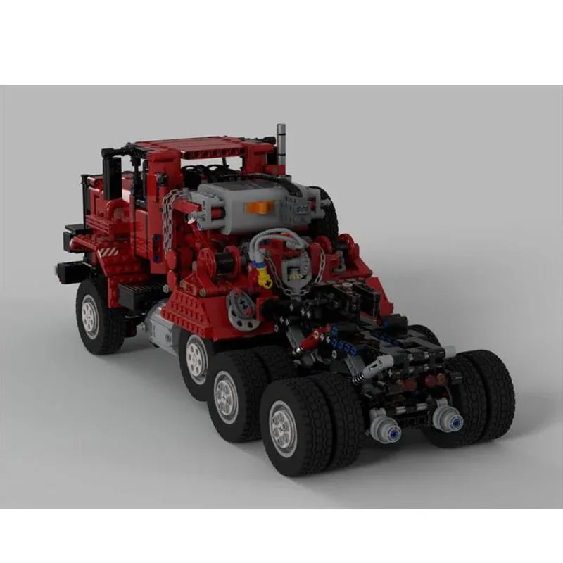 MOC-41221M911Red Edition Truk  - Heavy Equipment Certification ulasan dan harga