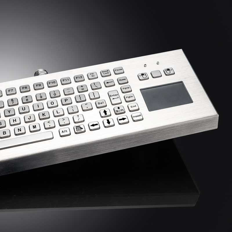 Keyboard Logam Desktop Touchpa - Heavy Equipment Mining ulasan dan harga
