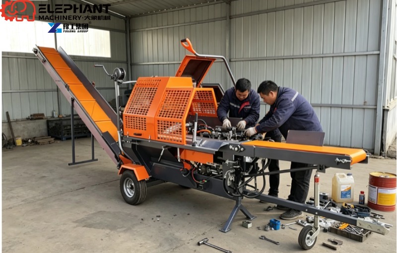 Pemroses Kayu Bakar 45T PTO Hy - Heavy Equipment Processor ulasan dan harga