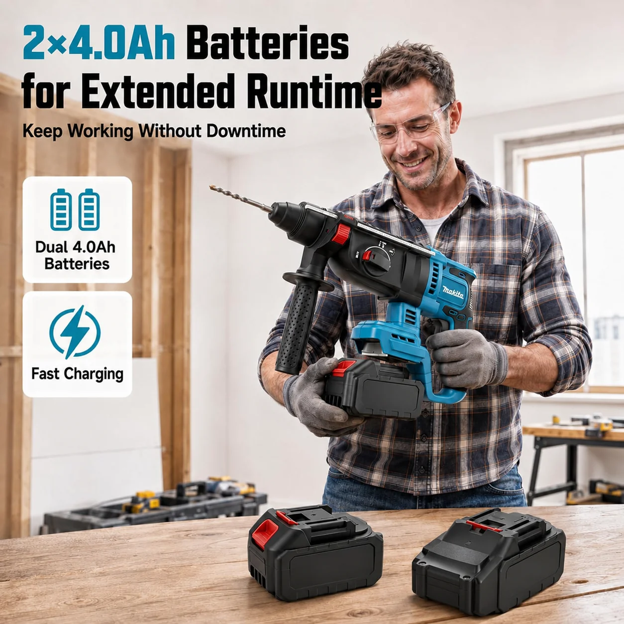 Makita DHR242 18V LXT ®   Bor  - Concrete Breaker Demolition ulasan dan harga