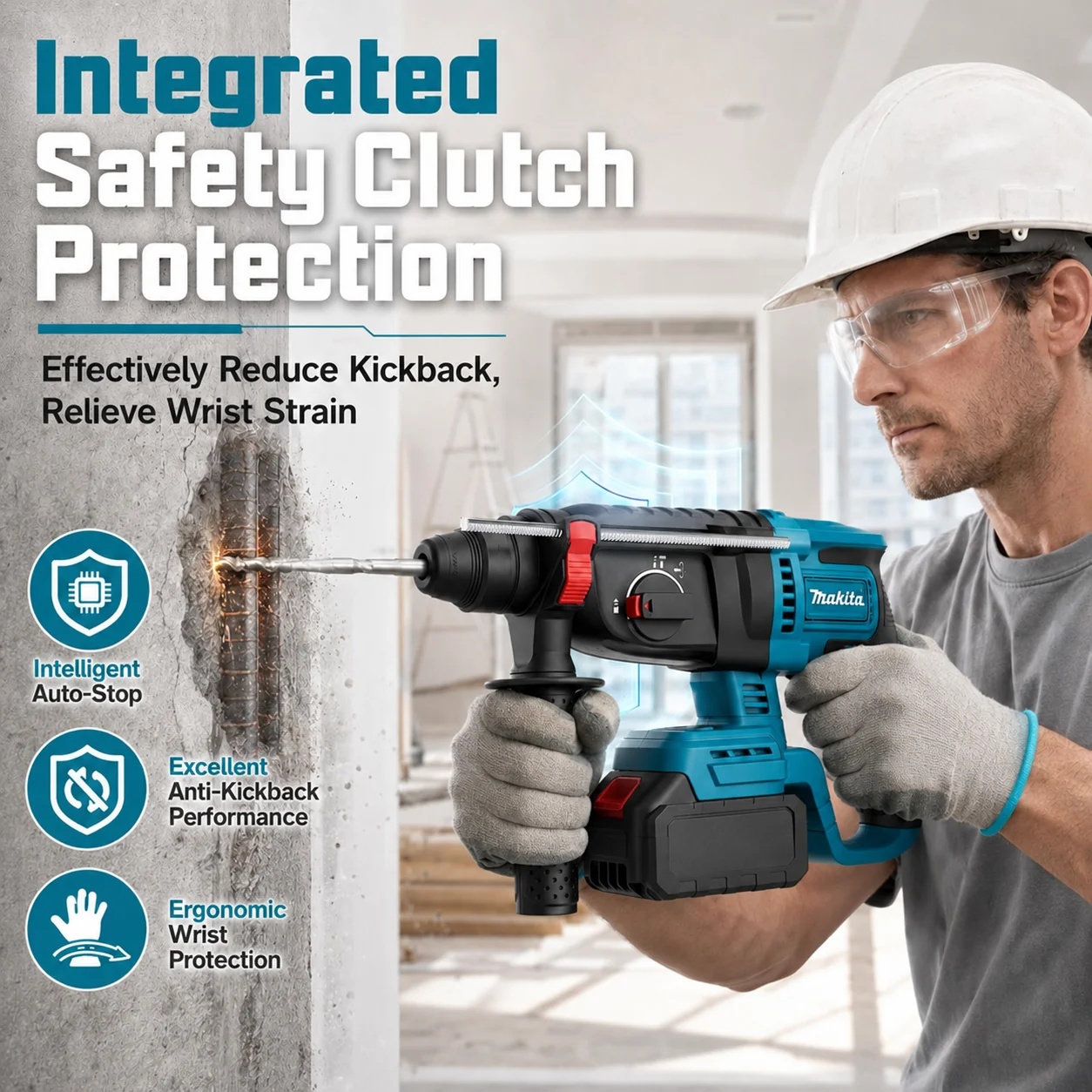 Makita DHR242 18V LXT ®   Bor  - Concrete Breaker Demolition ulasan dan harga