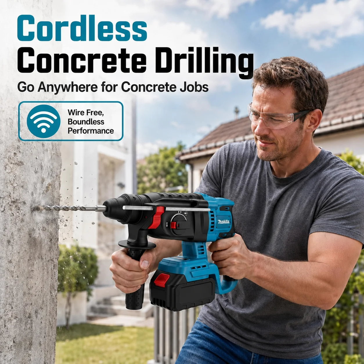 Makita DHR242 18V LXT ®   Bor  - Concrete Breaker Demolition ulasan dan harga