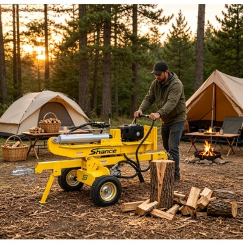 Pemisah Kayu Hidrolik Elektrik - Heavy Equipment Processor ulasan dan harga