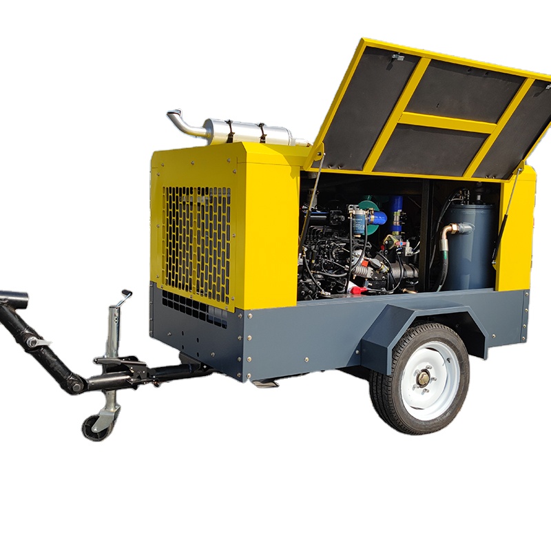 Kompresor Udara Sekrup Portabe - Heavy Equipment Mining ulasan dan harga