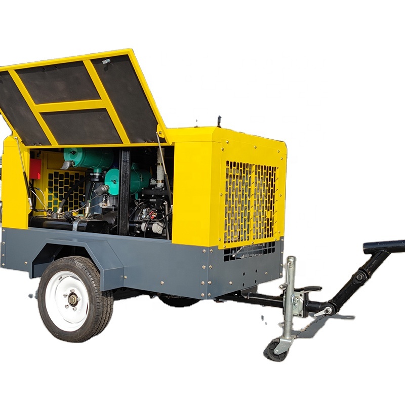 Kompresor Udara Sekrup Portabe - Heavy Equipment Mining ulasan dan harga